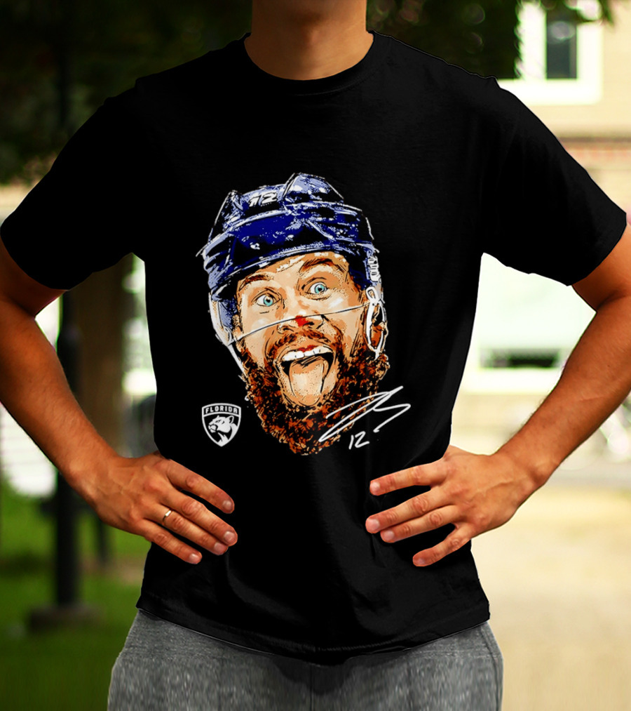 Florida Panthers Hockey Jonah Gadjovich Enthusiastic Expression T-Shirt