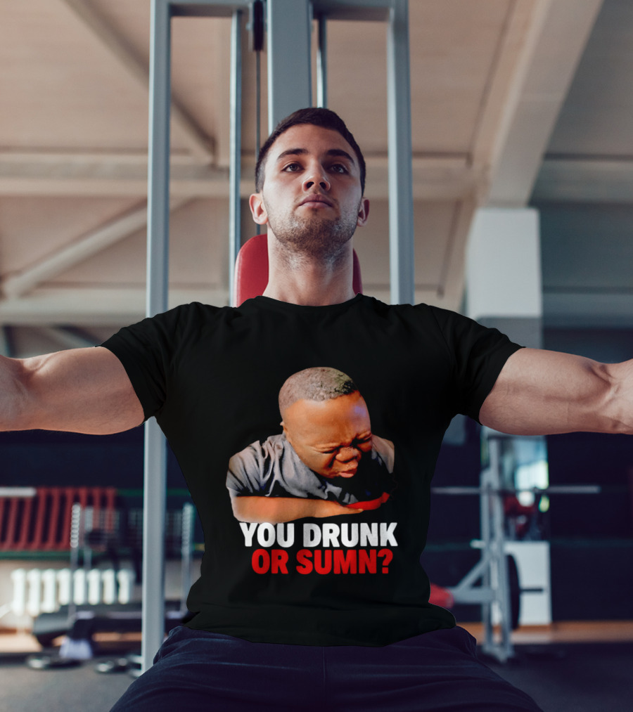 You Drunk Or Sumn Meme DJ Cece Viral Expression T-Shirt
