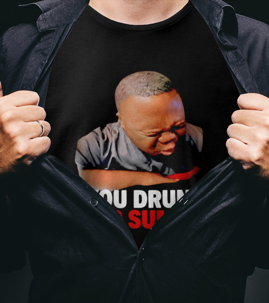 You Drunk Or Sumn Meme DJ Cece Viral Expression T-Shirt