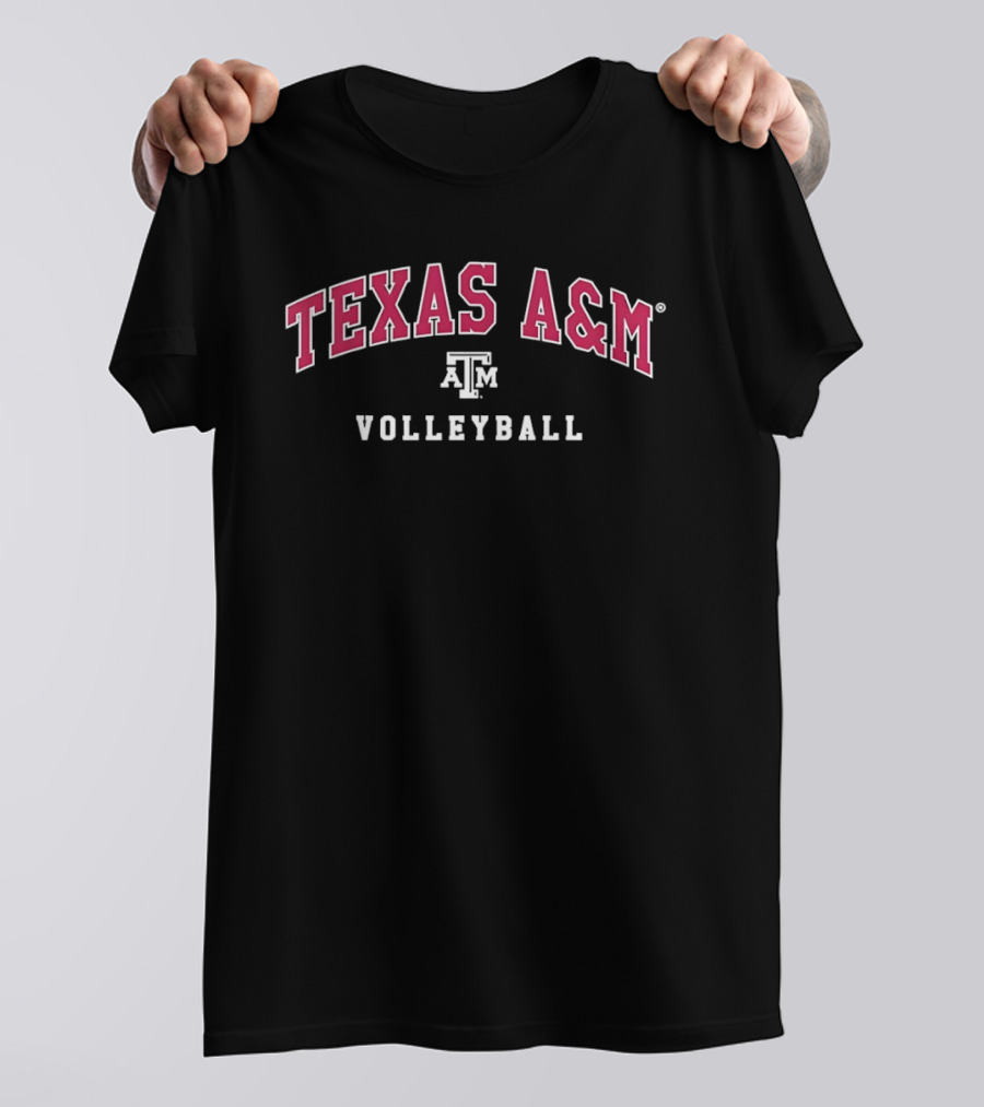 Texas A&M Aggies NCAA Women's Volleyball Team Spirit T-Shirt