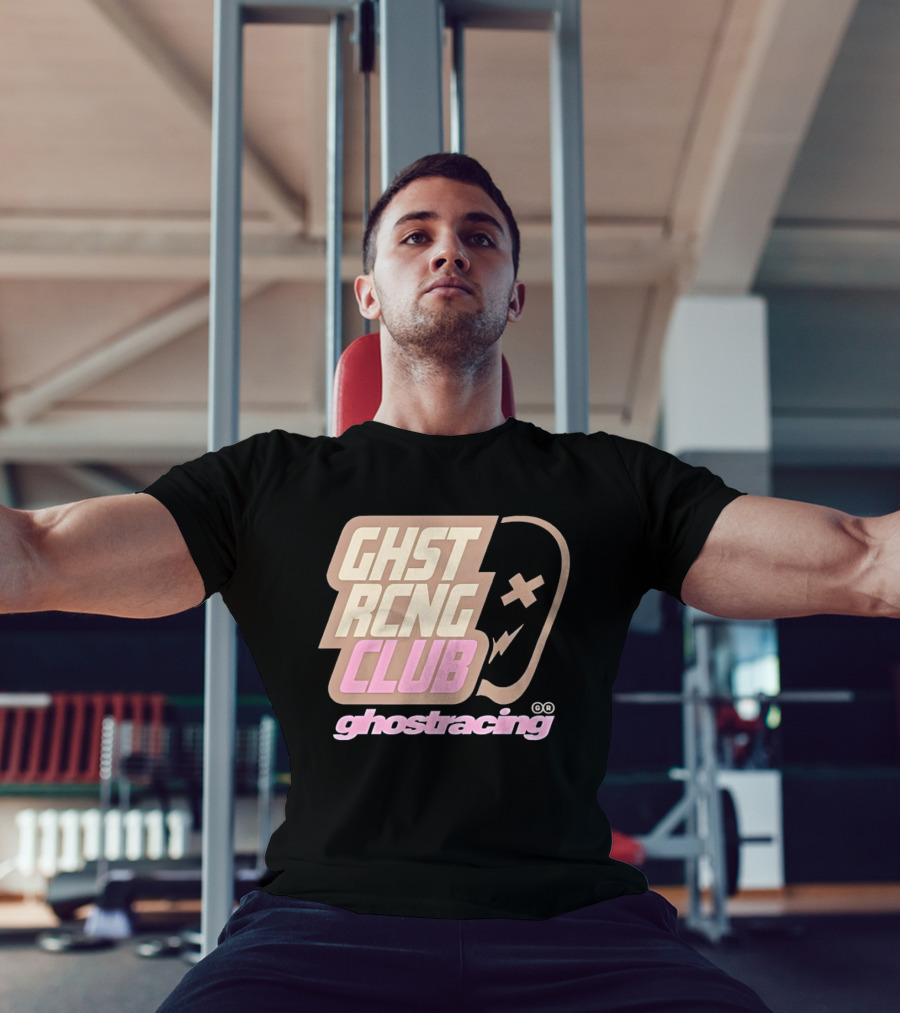 Ghost Racing Club Ghostracing Ghost Tracing Travis Pbc T-Shirt