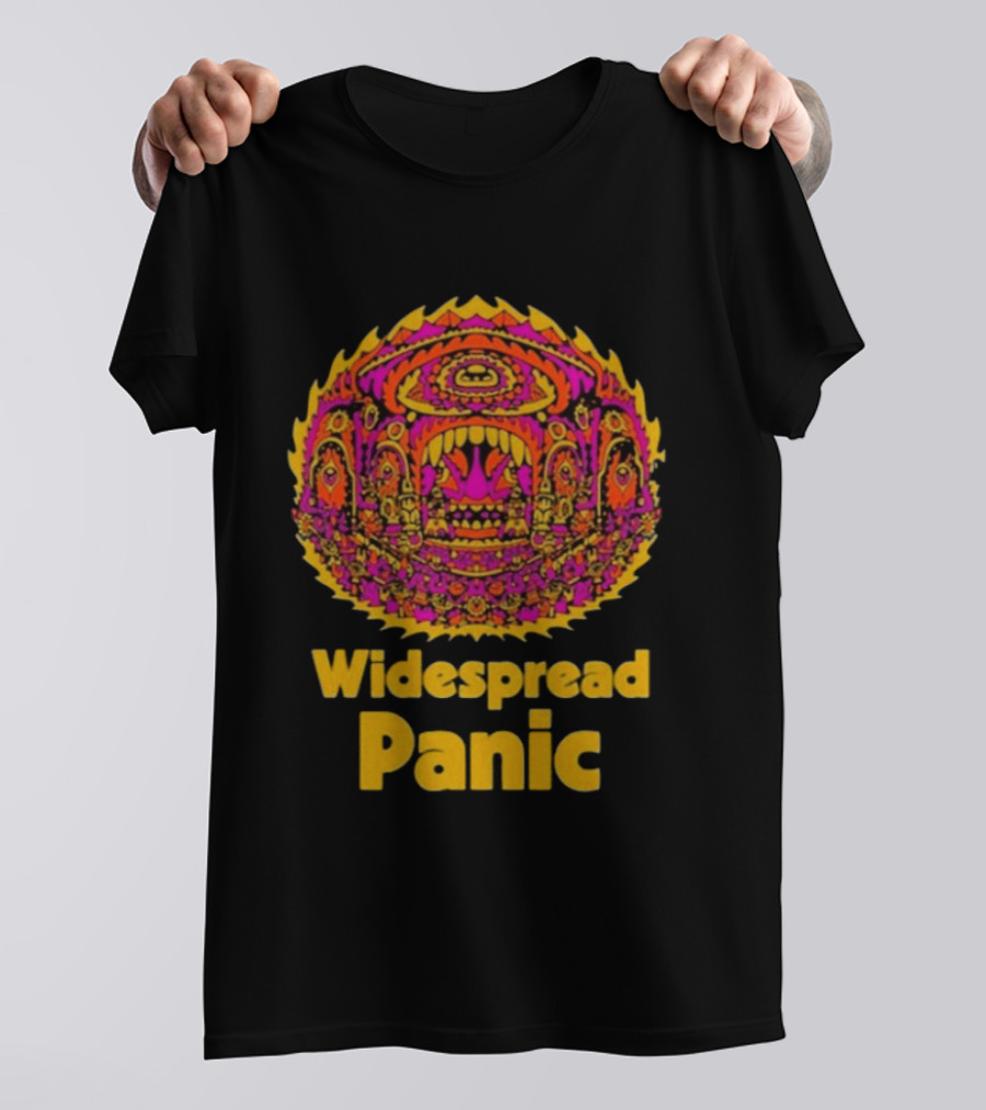 Widespread Panic Young And Sick Monster Art Vibrant Psychedelic T-Shirt