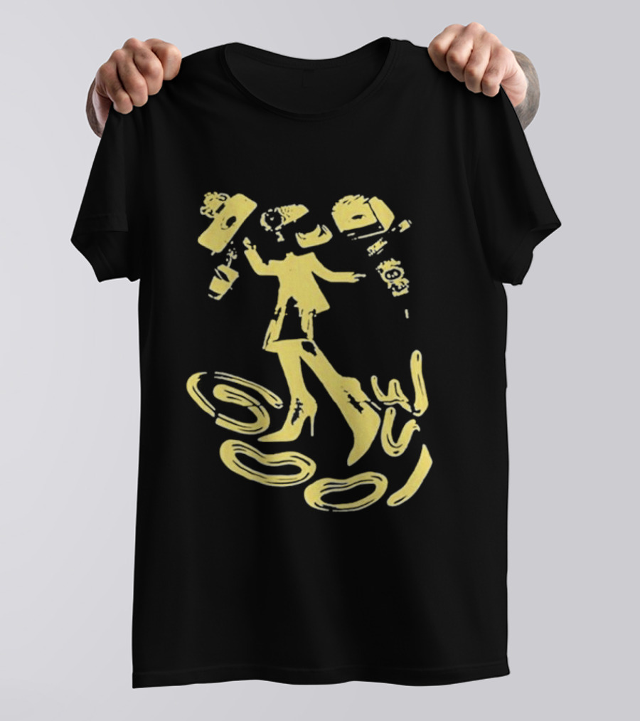 Goose Jam In The Streets Neon Yellow Coffee Dance T-Shirt