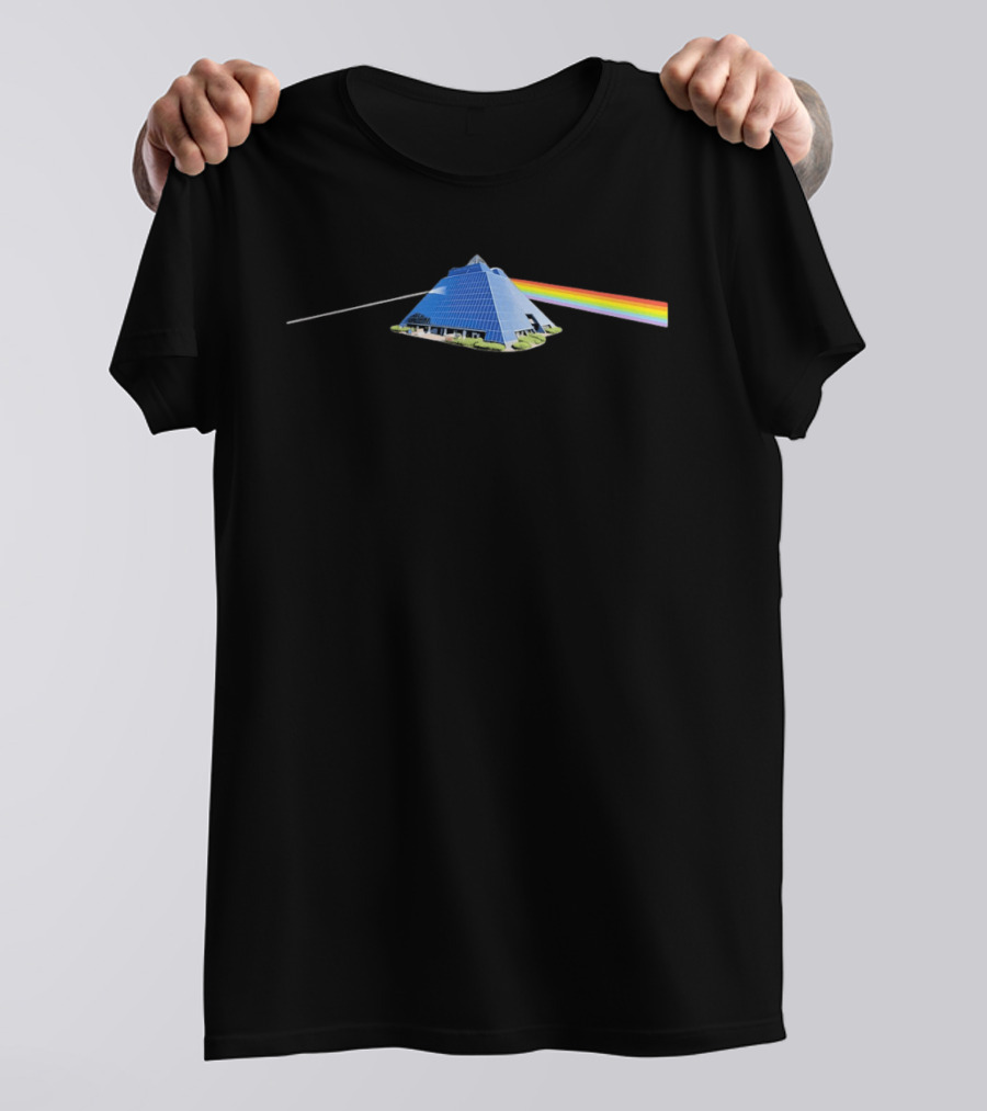The Dark Side Of The Pyramid Prism Rainbow T-Shirt