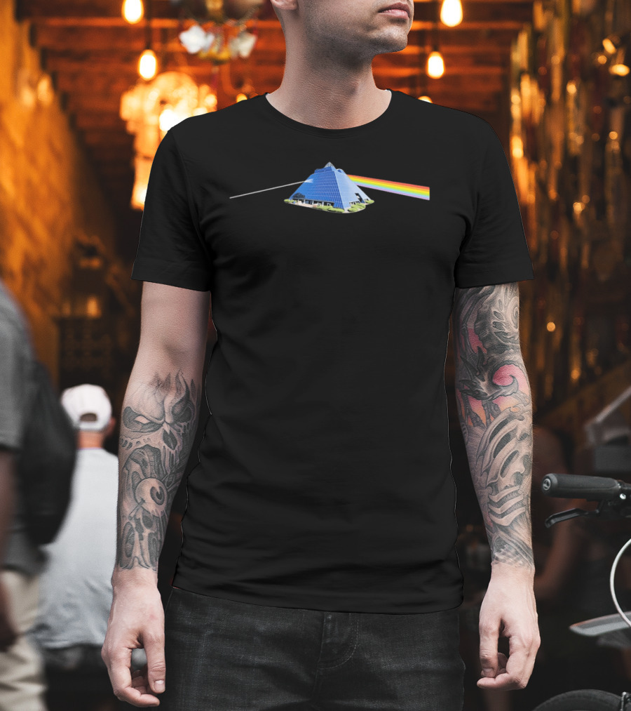 The Dark Side Of The Pyramid Prism Rainbow T-Shirt