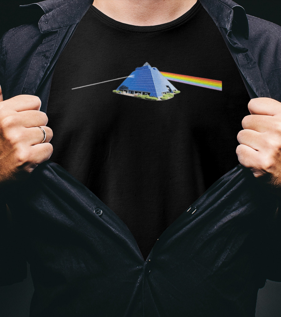 The Dark Side Of The Pyramid Prism Rainbow T-Shirt