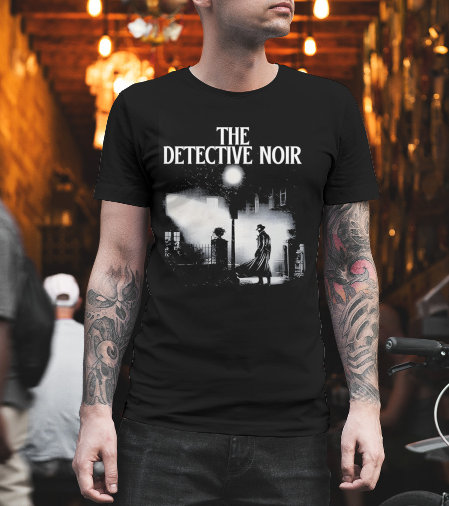 Spider Man Noir The Detective Noir Film Vintage Urban Scene T-Shirt
