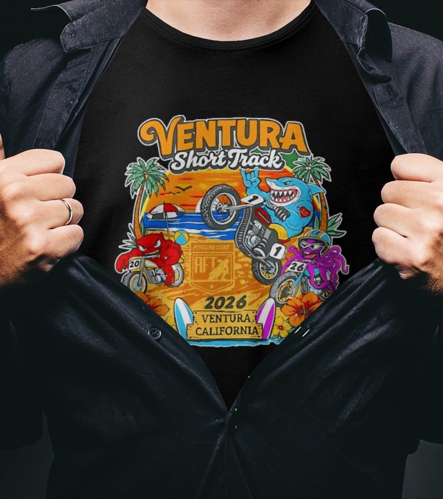 Ventura Short Track 2026 California Adventure Racing Event Ryder Cup T-Shirt