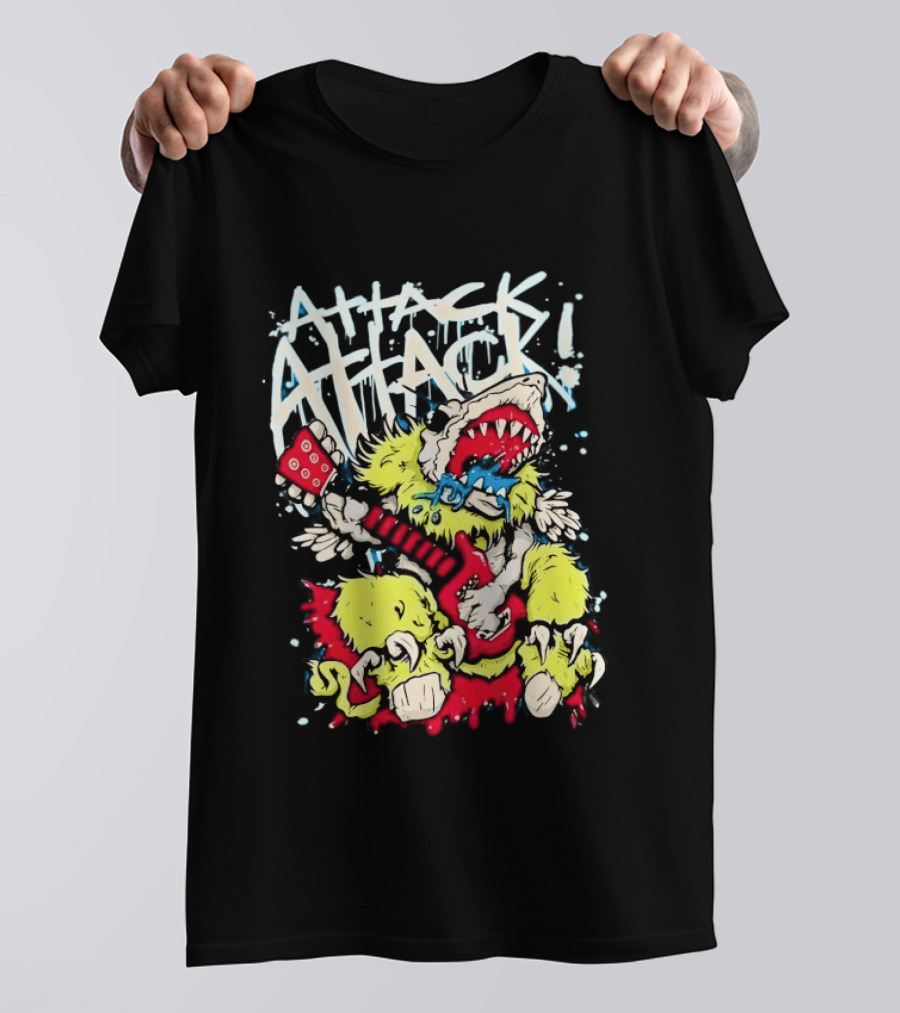 Attack Attack Monster Holding Guitar T-Shirt