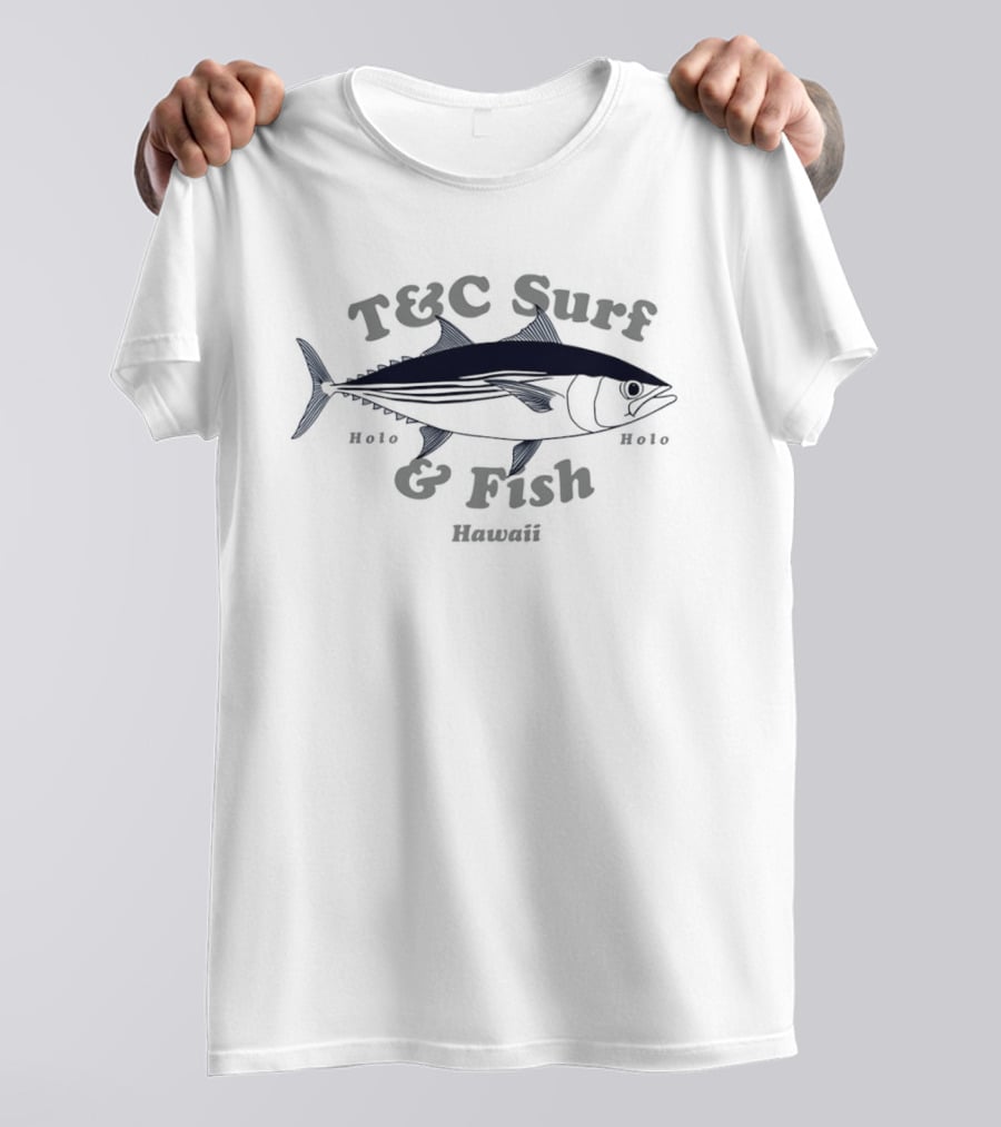 Surf Skipjack Tuna Holo Fish Hawaii T&C Surf & Fish T-Shirt