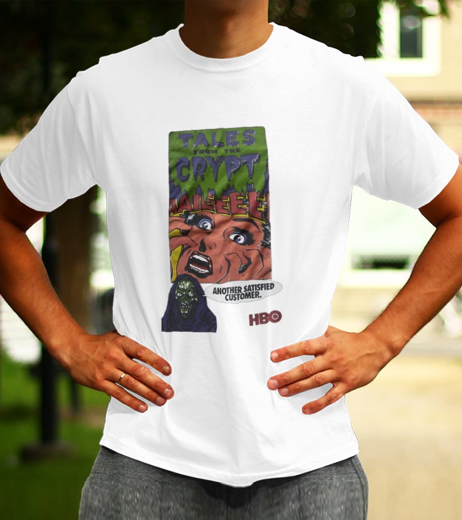 Tales From The Crypt Aaileee Another Satisfied Customer HBO T-Shirt