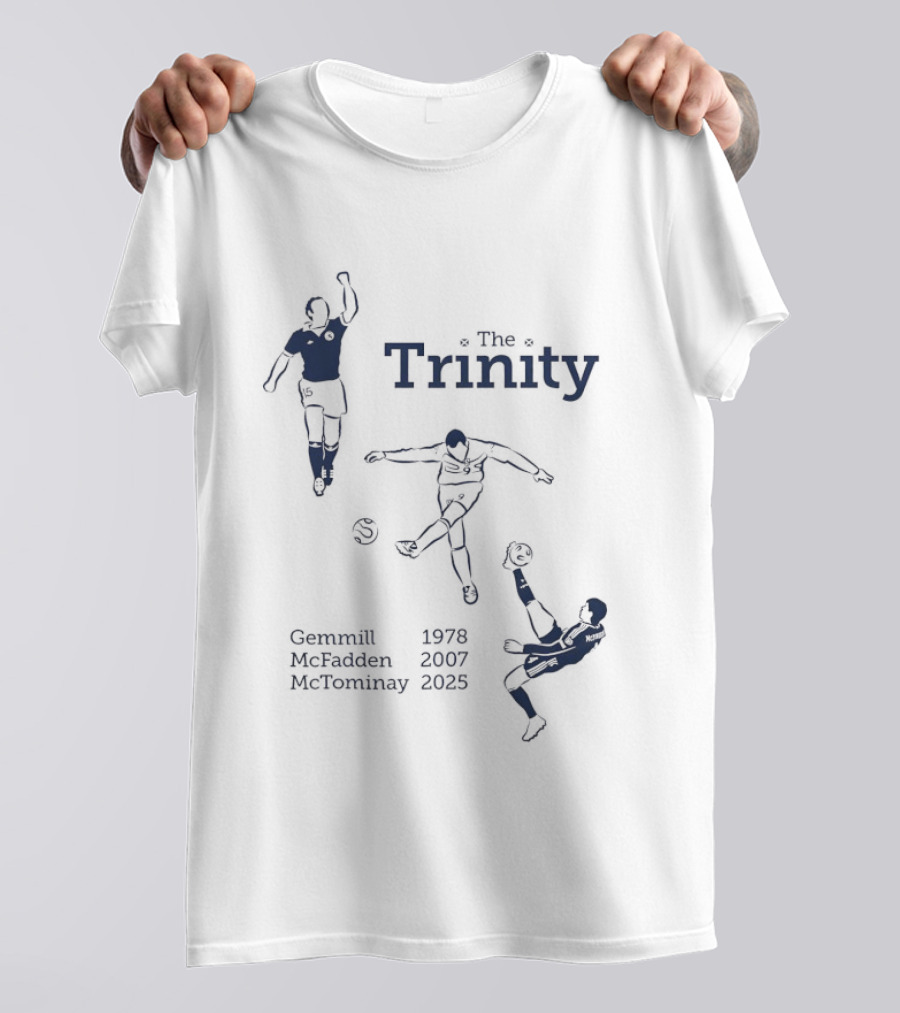 The Trinity Gemmill Mcfadden Mctominay 1976 2001 2023 T-Shirt