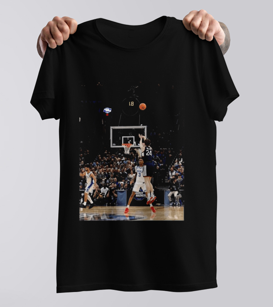 Braylon Mullins Last Second Victory Shot UConn Vs Duke NCAA March Madness 2026 T-Shirt