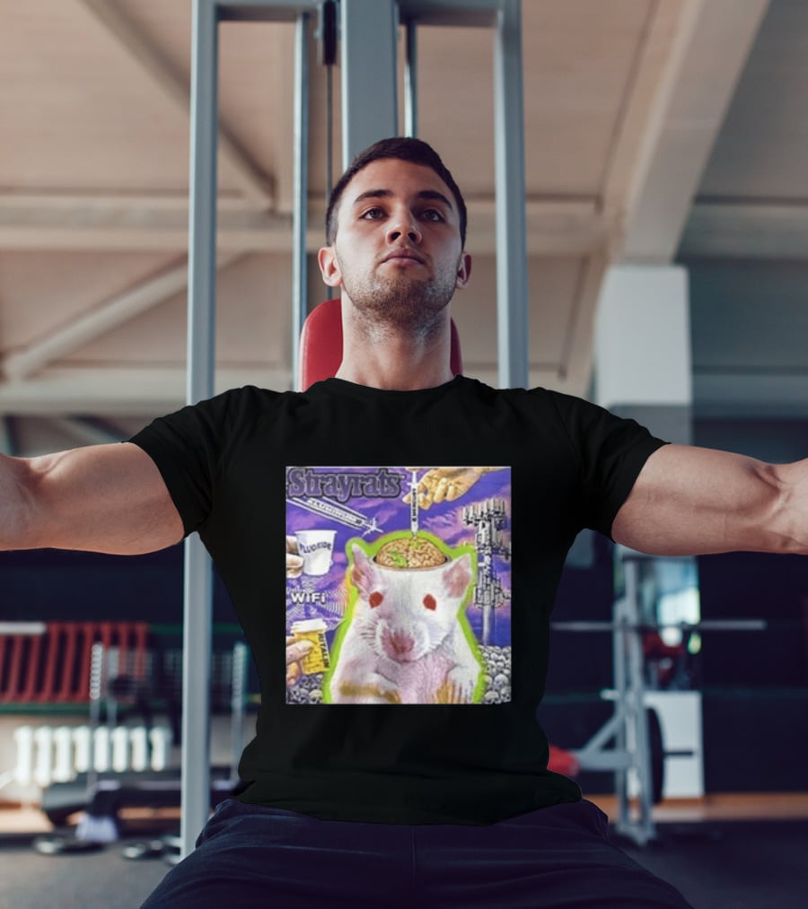 Stray Rats Lab Rat WiFi Fluoride Syringe Brain Injection T-Shirt