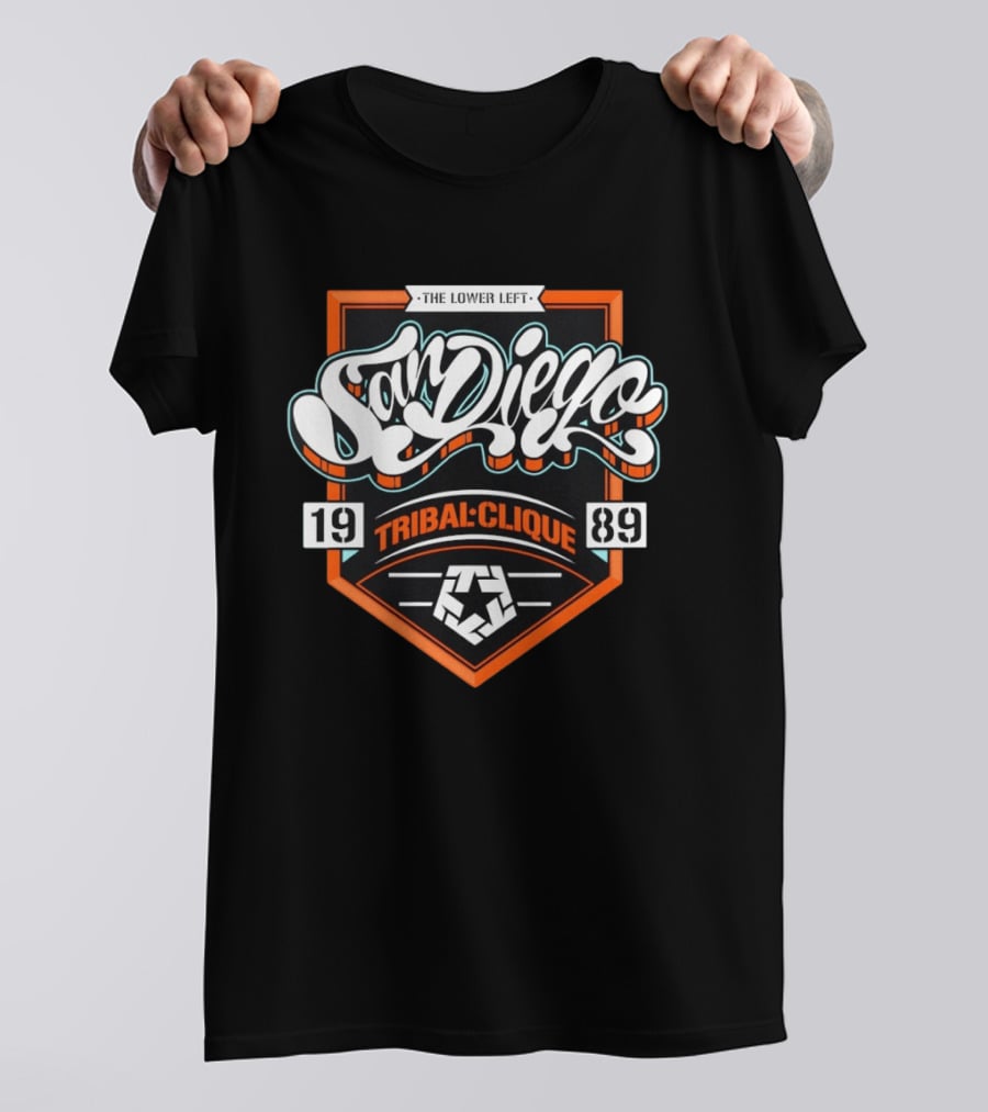 San Diego Tribal Clique 1989 The Lower Left T-Shirt