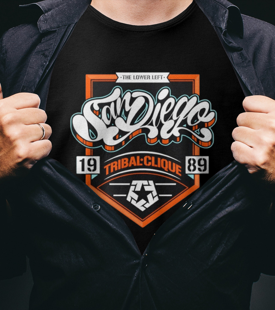 San Diego Tribal Clique 1989 The Lower Left T-Shirt