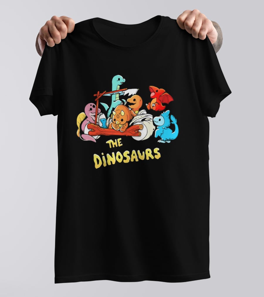 The Dinosaurs X The Flintstones Cartoon T-Shirt