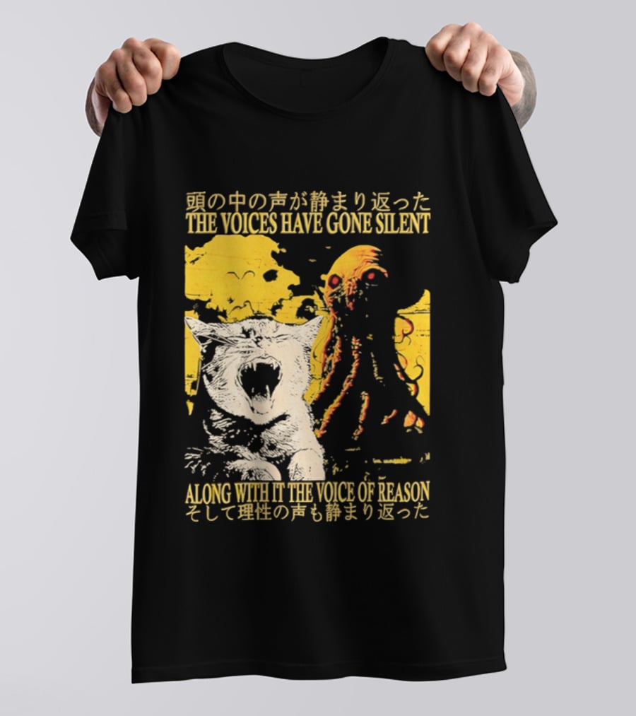 The Voices Have Gone Silent Cat T-Shirt