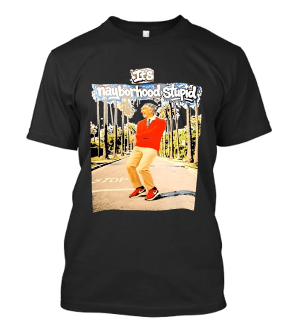 Mister Rogers Primitive Skateboarding It's Nayborhood Stupid T-Shirt