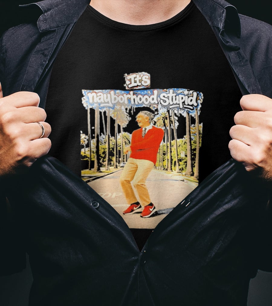 Mister Rogers Primitive Skateboarding It's Nayborhood Stupid T-Shirt