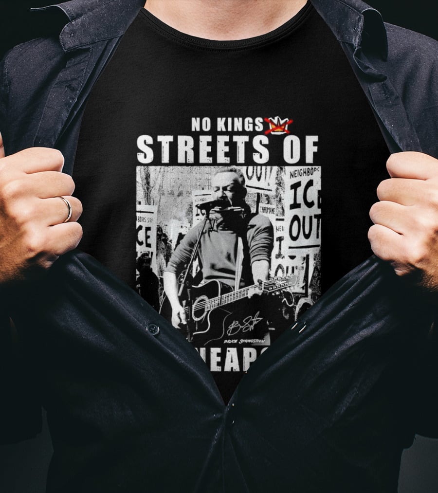 No Kings Streets Of Minneapolis Pruce Springsteen T-Shirt