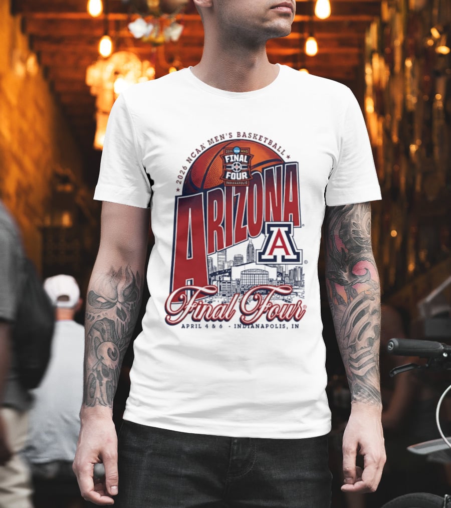 2026 NCAA Men's Basketball Arizona Wildcats Final Four Indianapolis T-Shirt