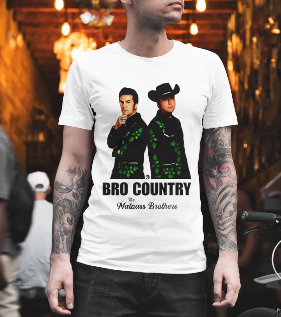 Bro Country The Malnass Brothers Western Style Duo T-Shirt