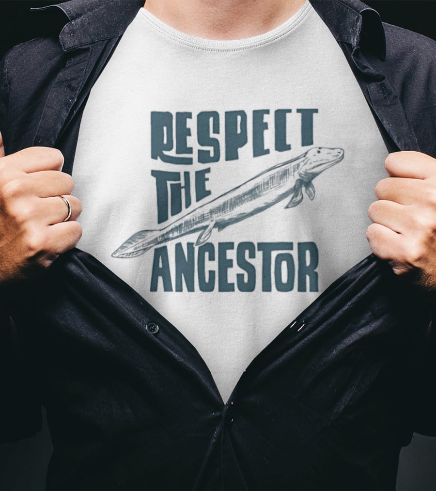 Respect The Devonian Ancestor Fish T-Shirt