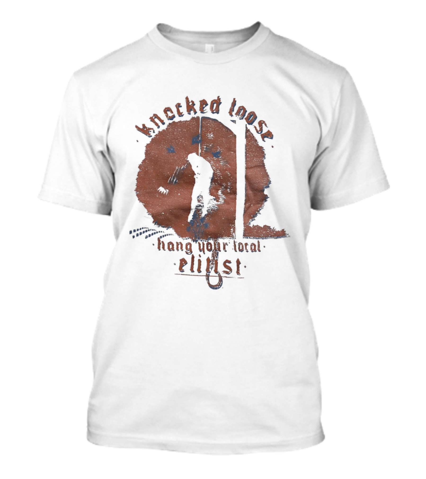 Knocked Loose Hang Your Local Elinst Distressed Band Merchandise T-Shirt