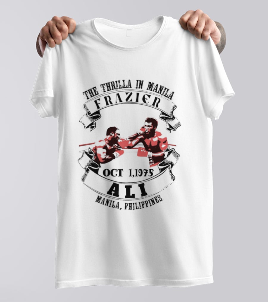 The Thrilla In Manila Frazier Vs Ali Oct 1975 Manila Philippines T-Shirt