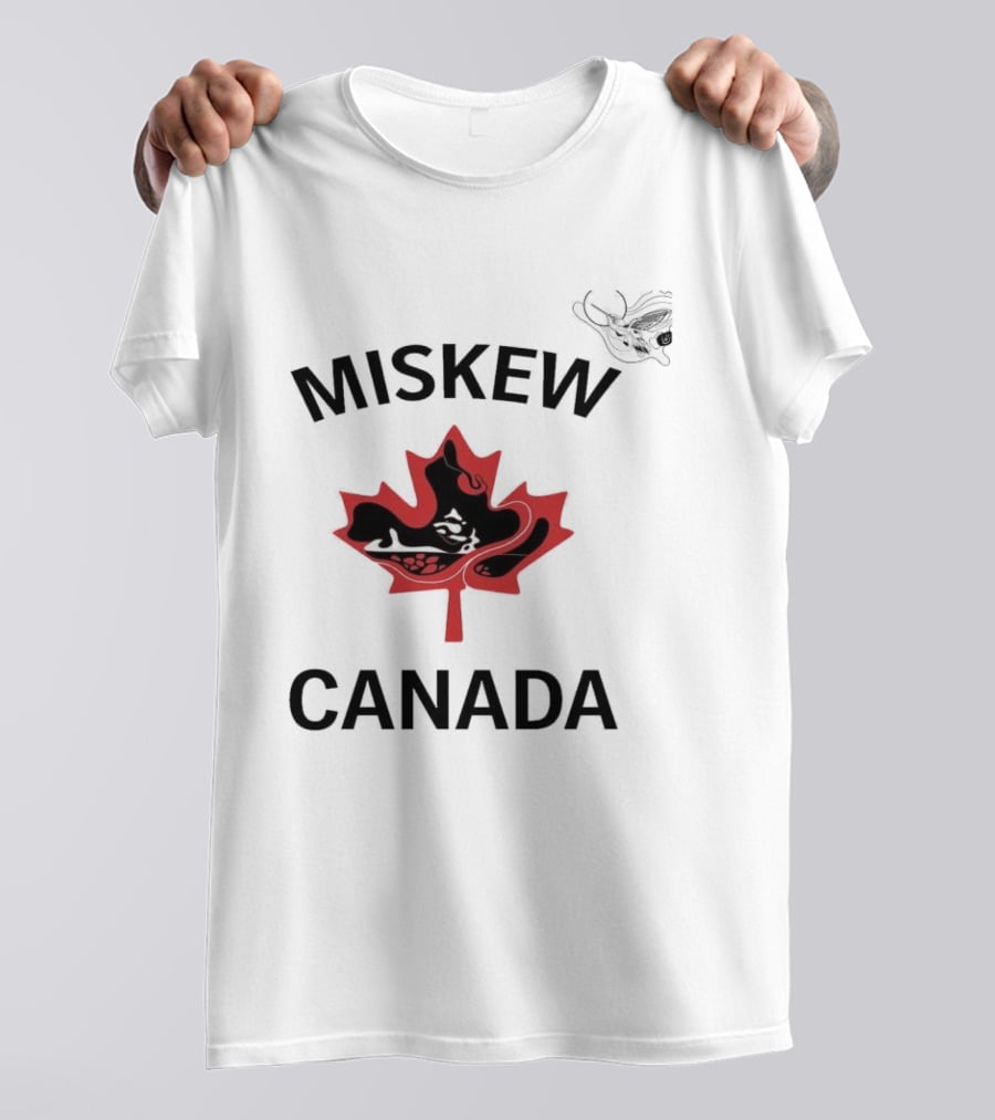 Miskew Canada Maple Leaf Moose T-Shirt