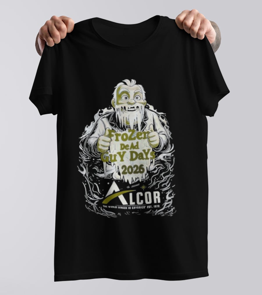 Alcor Frozen Dead Guy Days 2026 Festival Event T-Shirt