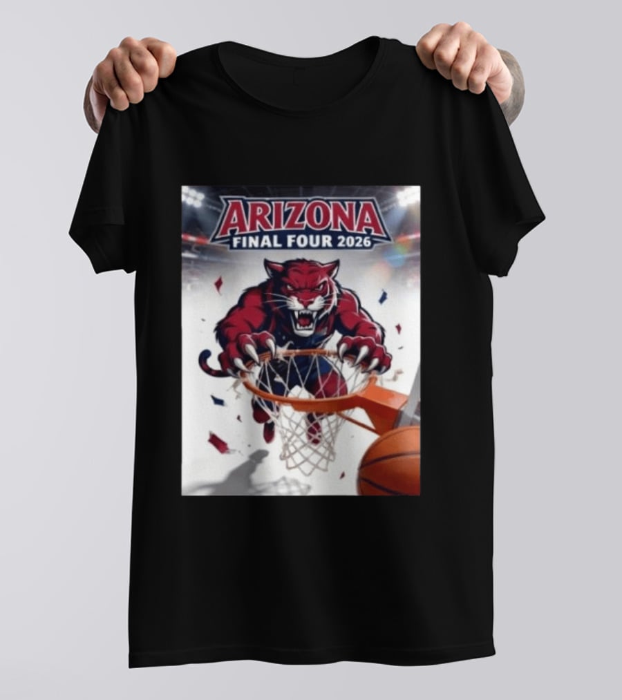 Arizona Wildcats Final Four 2026 Basketball Game Day Wildcat T-Shirt