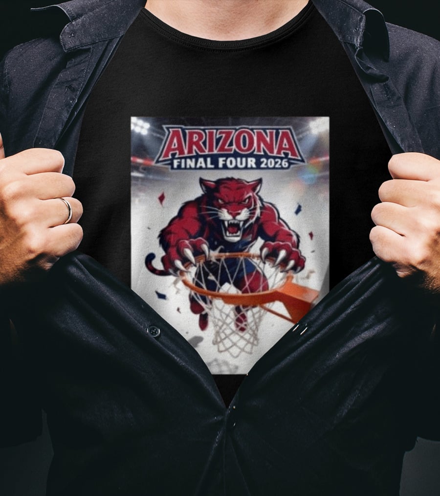 Arizona Wildcats Final Four 2026 Basketball Game Day Wildcat T-Shirt