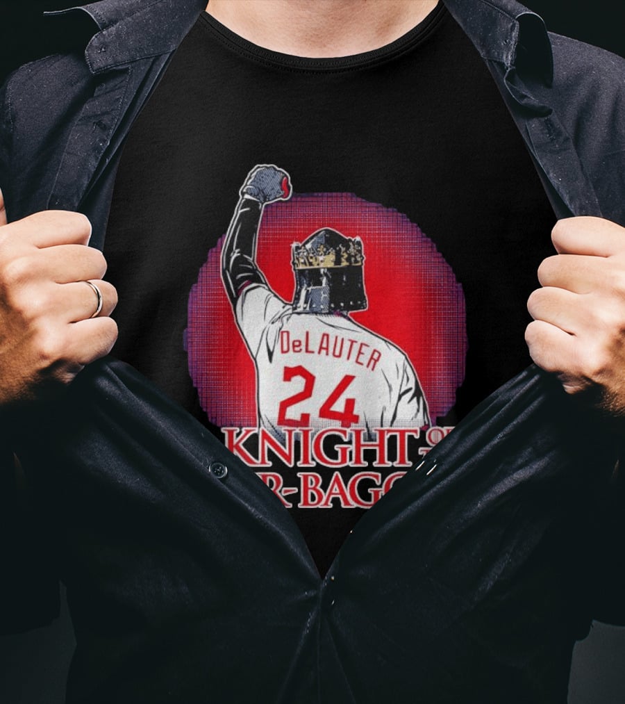 Chase DeLauter 24 A Knight Of The Four Baggers T-Shirt