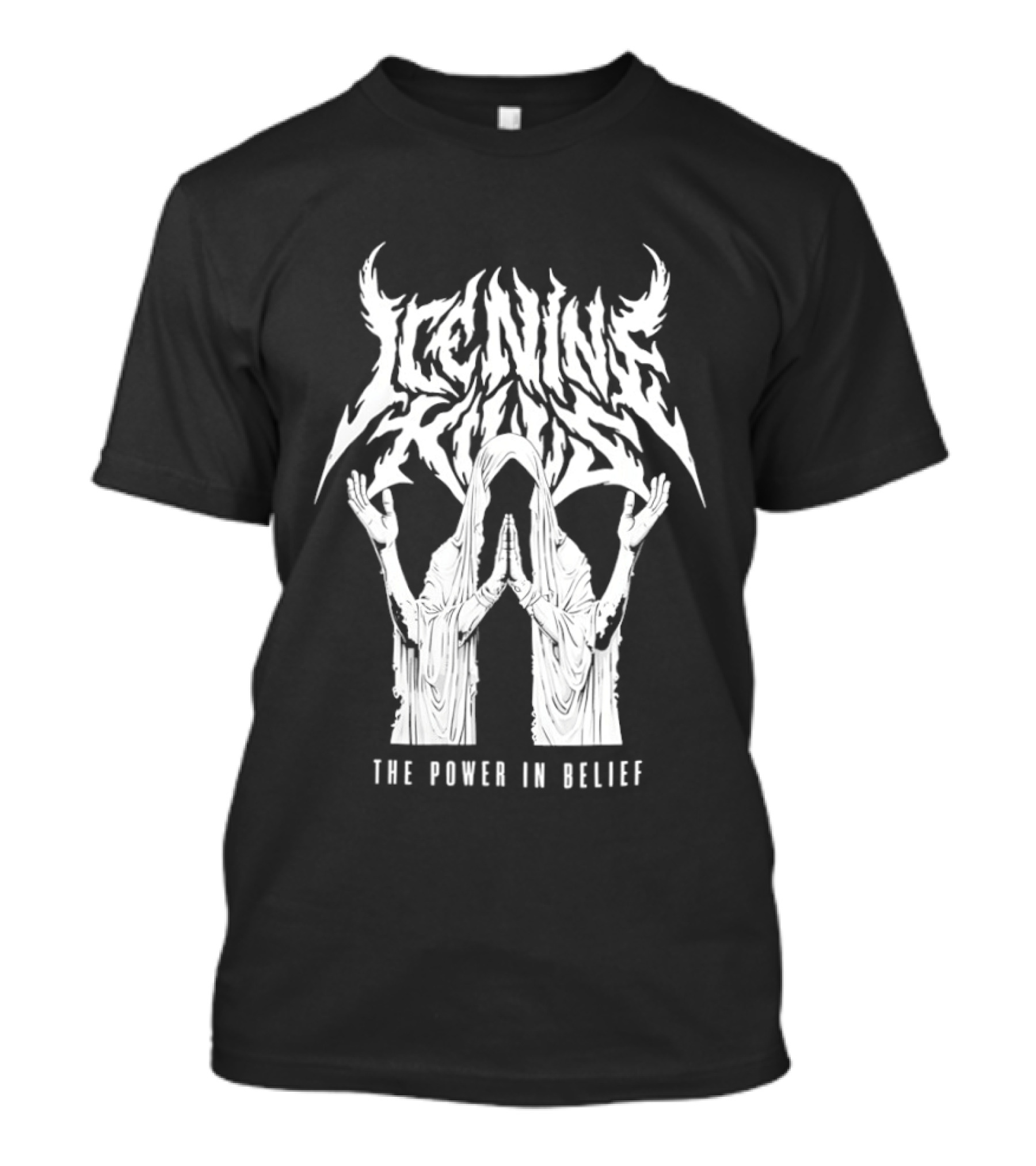 Ice Nine Kills The Power In Belief Logo Devil Horns T-Shirt