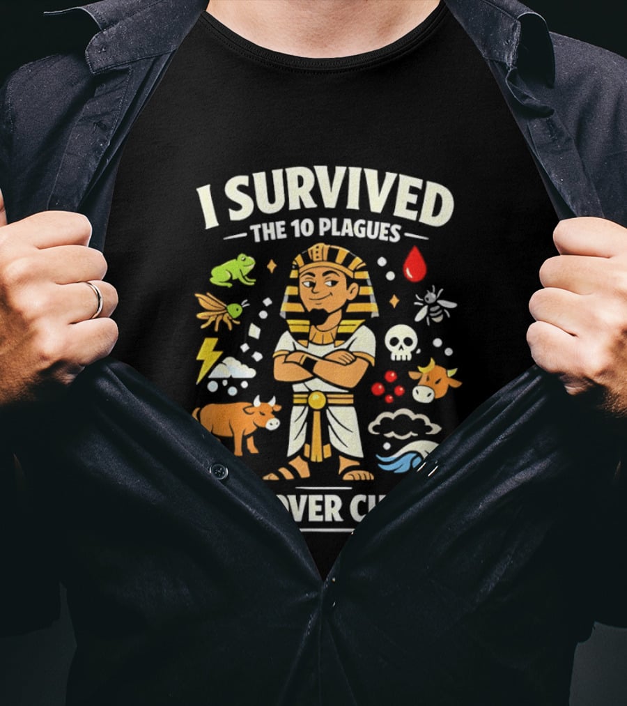 I Survived The 10 Plagues Pharaoh Passover Champ T-Shirt