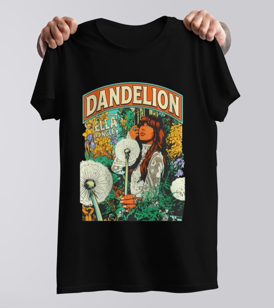 Dandelion Ella Langley Vintage Floral Aesthetic T-Shirt