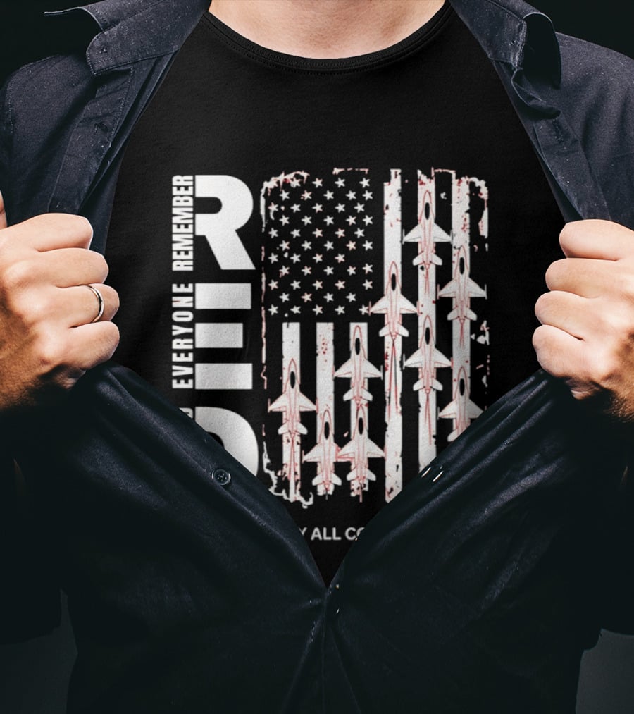 Remember Everyone Deployed American Flag Jets Until They All Come Home T-Shirt