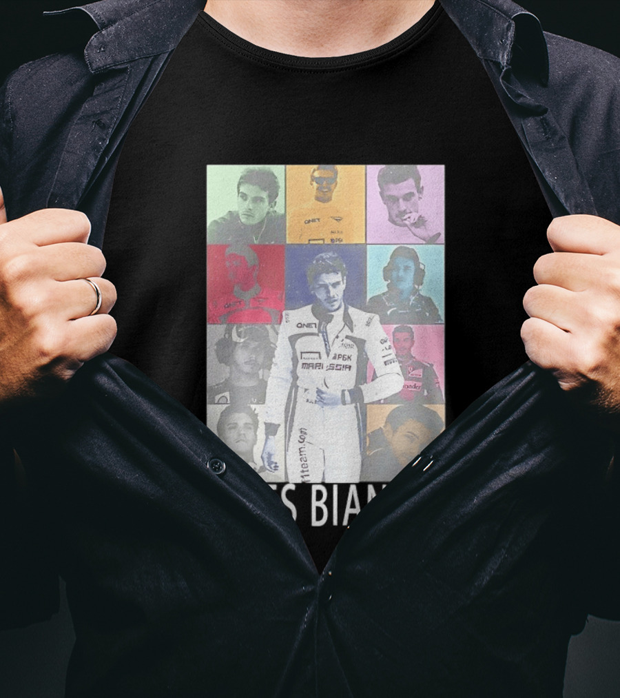 Jules Bianchi Legend The Eras Tour QNet Marussia Racing Hero Remembered T-Shirt
