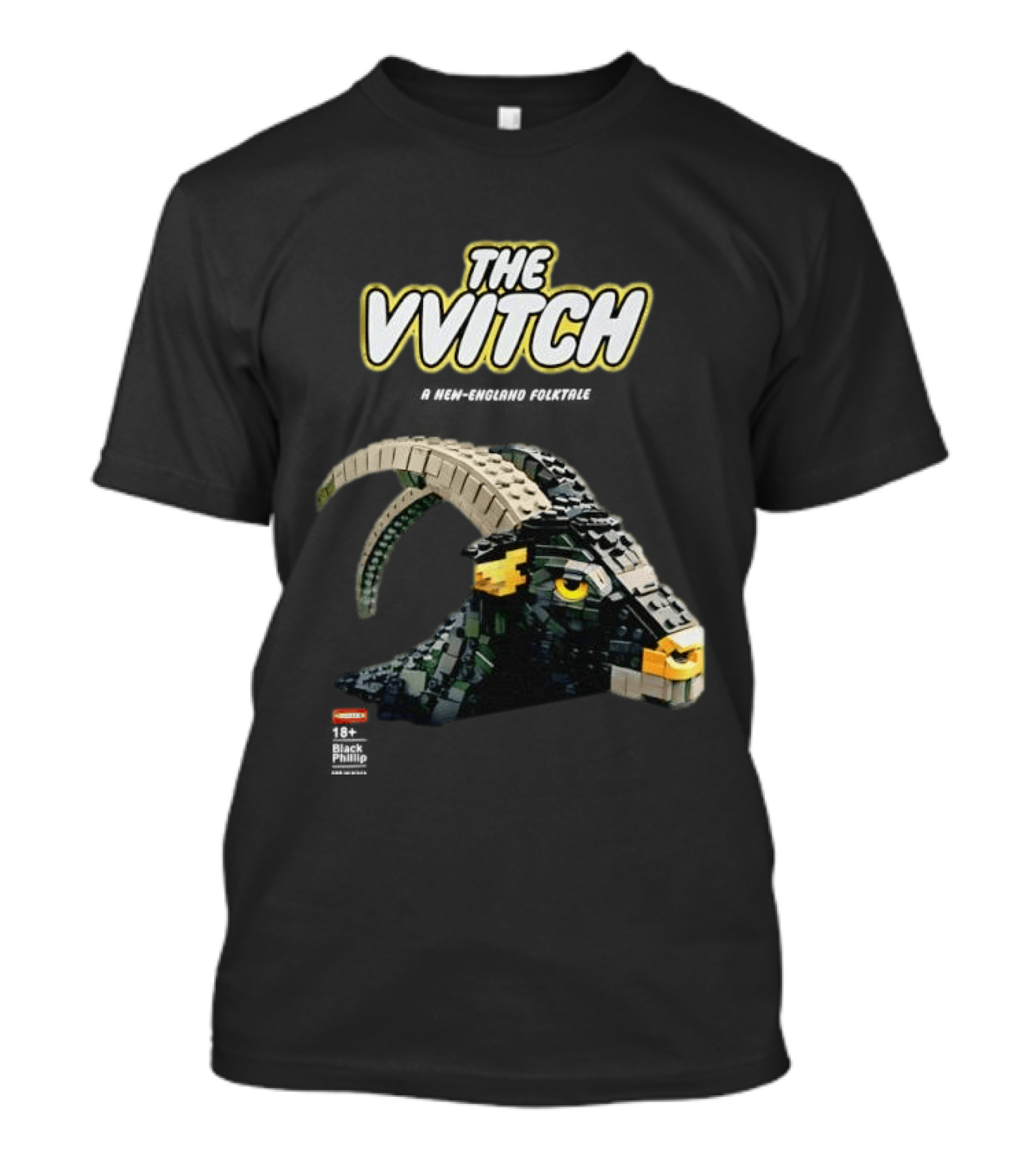 The VVitch Lego Black Phillip New England Folktale T-Shirt
