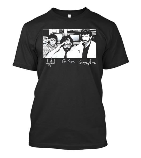 M Jackson Francis Ford Coppola George Lucas Signatures T-Shirt