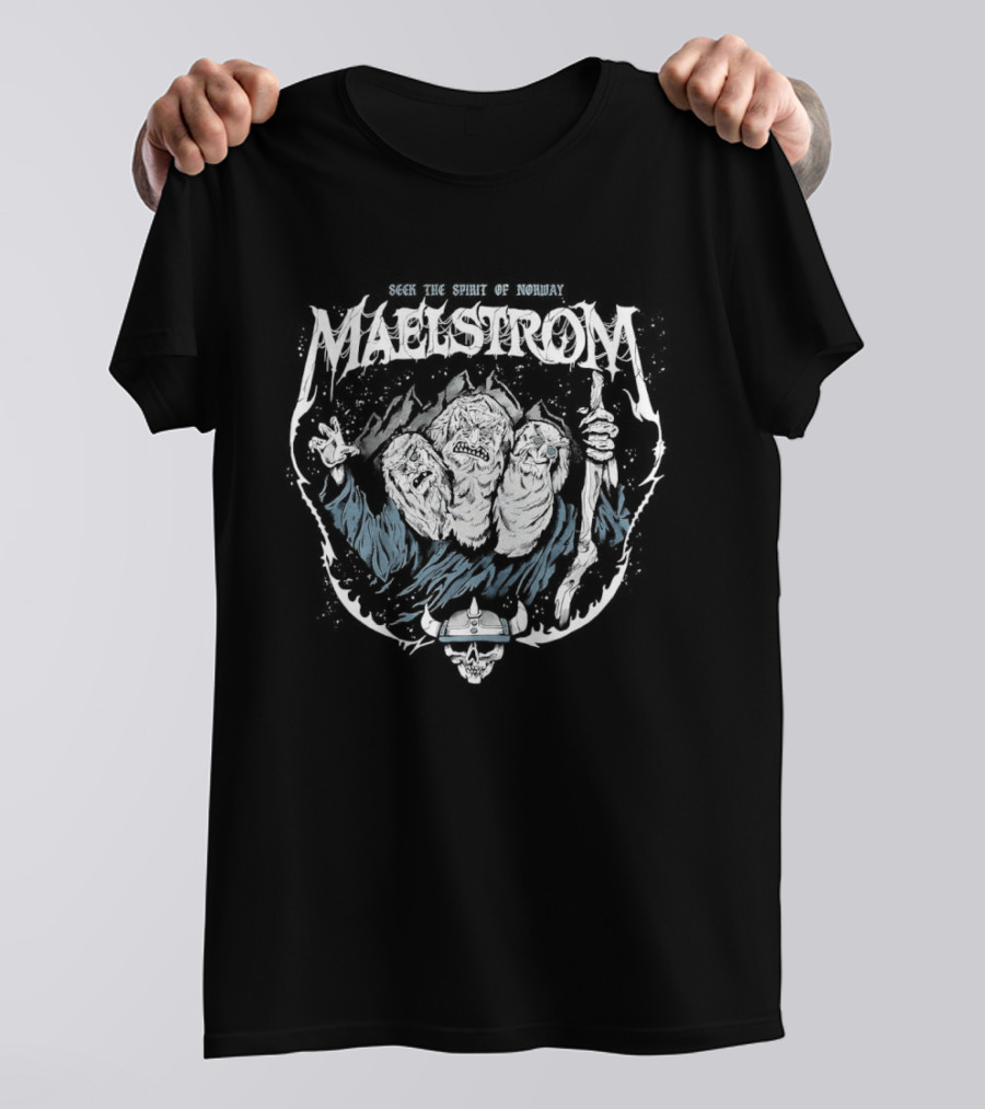 Maelstrom Seek The Spirit Of Norway Viking Adventure T-Shirt