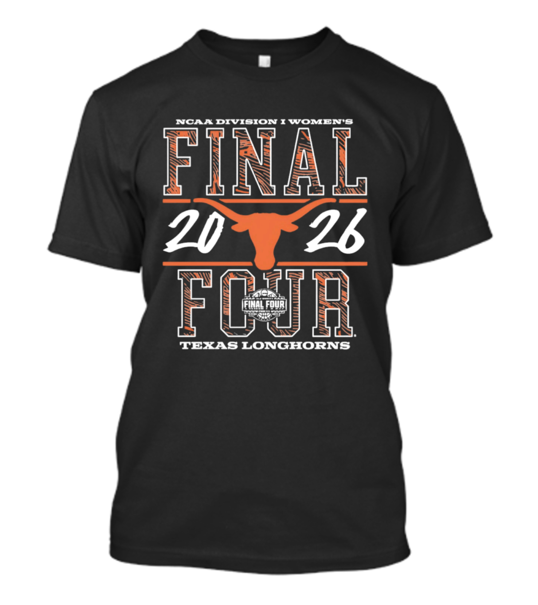 NCAA Division I Women's Final Four 2026 Texas Longhorns T-Shirt