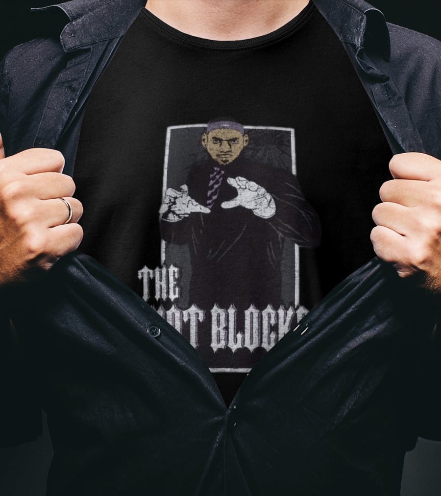 The Shot Blocker Lebron James Nike Basketball T-Shirt