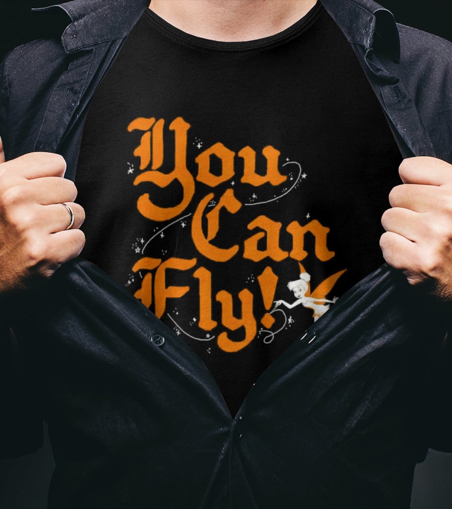 Tinker Bell Disney You Can Fly Fantasy Adventure T-Shirt