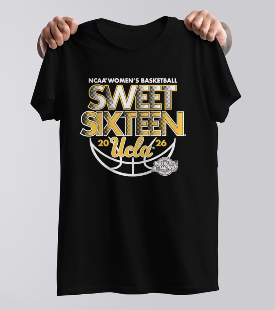 NCAA Women's Basketball Sweet Sixteen 2026 UCLA Bruins T-Shirt