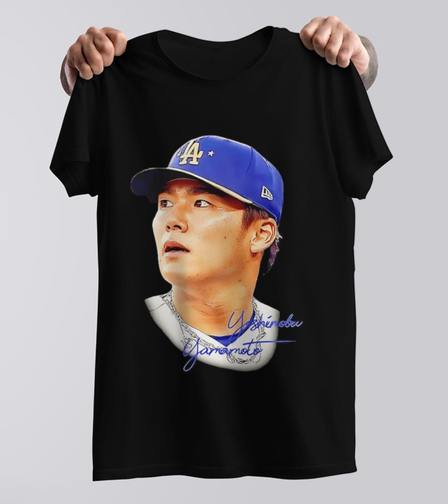 Yoshinobu Yamamoto Los Angeles Dodgers Baseball Player T-Shirt