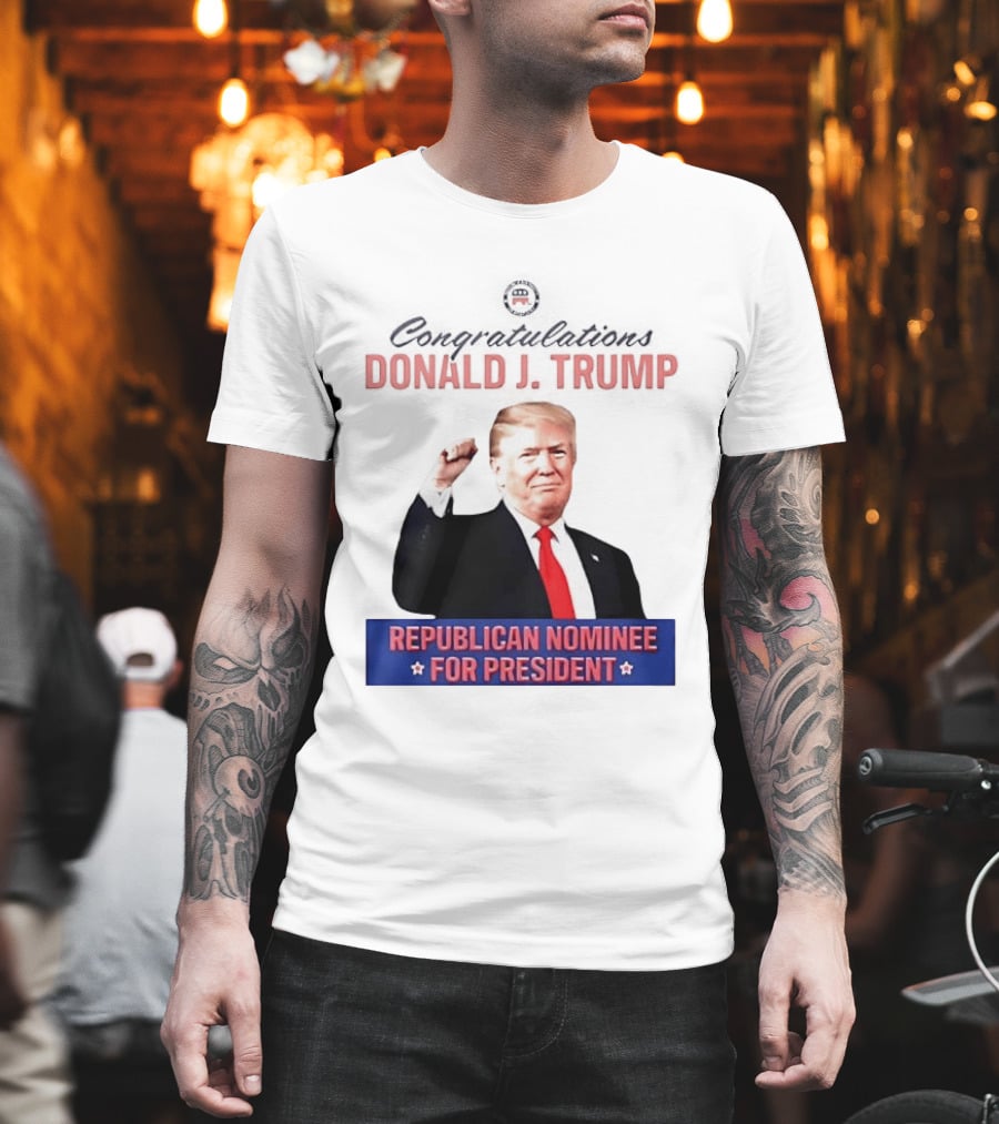 Donald J Trump Republican Nominee For President Conservatives T-Shirt