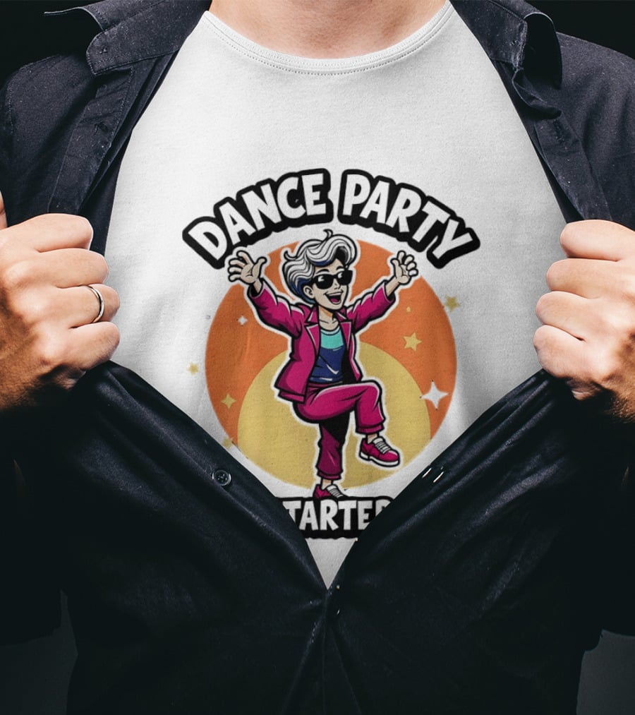 Dance Party Starter Retro Funky Dance Moves T-Shirt